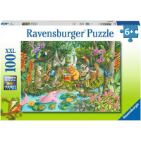 RAVENSBURGER Puzzle Kapela deštného pralesa XXL 100 dílků