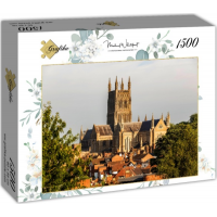 GRAFIKA Puzzle Katedrála ve Worcestru - pohled z parku Královské pevnosti 1500 dílků