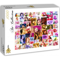 GRAFIKA Puzzle Koláž: Ženy 1000 dílků