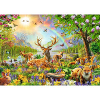 RAVENSBURGER Puzzle Lesní zvířata XXL 200 dílků