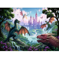 RAVENSBURGER Puzzle Magický drak XXL 300 dílků