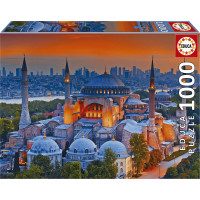 EDUCA Puzzle Modrá mešita, Istanbul 1000 dílků