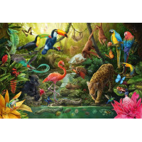 SCHMIDT Puzzle Obyvatelé džungle 150 dílků