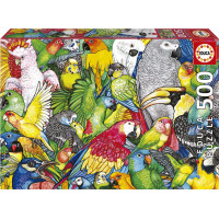 EDUCA Puzzle Papoušci 500 dílků