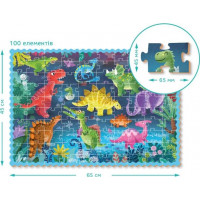 DODO Puzzle Planeta dinosaurů 100 dílků