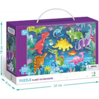 DODO Puzzle Planeta dinosaurů 100 dílků