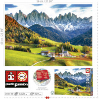 EDUCA Puzzle Podzim v Dolomitech 2000 dílků