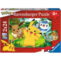 RAVENSBURGER Puzzle Pokémon 2x24 dílků