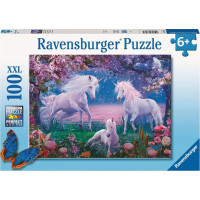 RAVENSBURGER Puzzle Překrásní jednorožci XXL 100 dílků