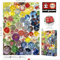 EDUCA Puzzle Skleněnky s fantazií 500 dílků