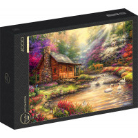 GRAFIKA Puzzle Útočiště na břehu potoka 4000 dílků