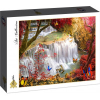 GRAFIKA Puzzle Vodopád v hlubokém lese 2000 dílků