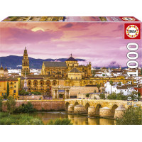 EDUCA Puzzle Západ slunce ve Španělsku: Córdoba 1000 dílků