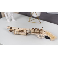 ROBOTIME Rokr 3D dřevěné puzzle Brokovnice Terminator M870 172 dílků