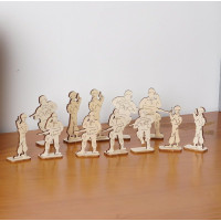 ROBOTIME Rokr 3D dřevěné puzzle Brokovnice Terminator M870 172 dílků