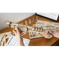 ROBOTIME Rokr 3D dřevěné puzzle Brokovnice Terminator M870 172 dílků
