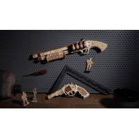 ROBOTIME Rokr 3D dřevěné puzzle Brokovnice Terminator M870 172 dílků