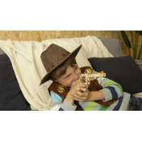 ROBOTIME Rokr 3D dřevěné puzzle Revolver Corsac M60 102 dílků
