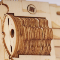ROBOTIME Rokr 3D dřevěné puzzle Revolver Corsac M60 102 dílků