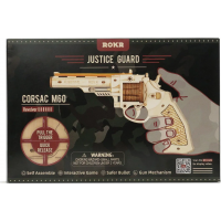 ROBOTIME Rokr 3D dřevěné puzzle Revolver Corsac M60 102 dílků