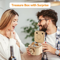 ROBOTIME Rokr 3D dřevěné puzzle Trezor 158 dílků