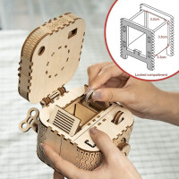ROBOTIME Rokr 3D dřevěné puzzle Trezor 158 dílků