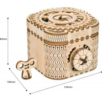 ROBOTIME Rokr 3D dřevěné puzzle Trezor 158 dílků