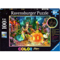 RAVENSBURGER Svítící puzzle Popelka XXL 100 dílků