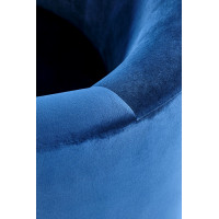Křeslo ALESSIO 2 - čalouněné - modré/přírodní