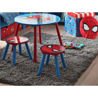 Dětský stoleček se 2 židličkami Spiderman - modrý/červený
