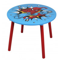 Dětský stoleček se 2 židličkami Spiderman - modrý/červený