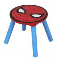 Dětský stoleček se 2 židličkami Spiderman - modrý/červený