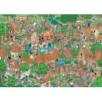 JUMBO Puzzle JvH Pohádkový les Efteling 1000 dílků