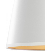 Stolní lampička WOODY white - E27 - bambus/látka
