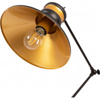 Stojací lampa ASTI typ B - černá/zlatá