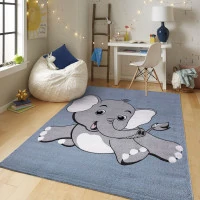 Dětský kusový koberec Candy 155 Blue