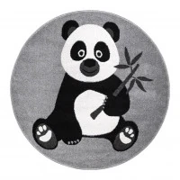 Dětský kusový koberec Candy 157 Silver Round