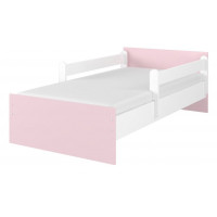 Dětská postel MAX - 200x90 cm - BEZ MOTIVU - růžová