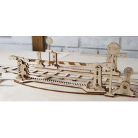 UGEARS 3D puzzle Koleje se závorami 200 dílků