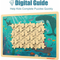 TOP BRIGHT Dřevěné puzzle Na mořském dně 100 dílků