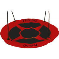 PIXINO Houpací kruh Čapí hnízdo (průměr 100cm) červený