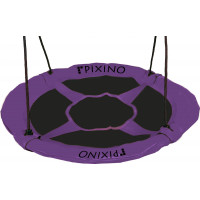 PIXINO Houpací kruh Čapí hnízdo (průměr 100cm) fialový