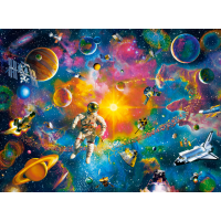 CASTORLAND Puzzle Kosmonaut ve vesmíru 2000 dílků