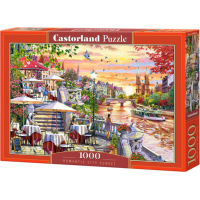 CASTORLAND Puzzle Romantika ve městě 1000 dílků