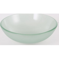 Skleněné umyvadlo na desku BREDA 42×13,5 cm