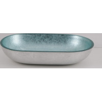 Skleněné umyvadlo na desku LEIDEN 55×34×12 cm