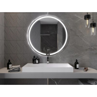 Kulaté zrcadlo MEXEN ROSE 100 cm - s LED podsvícením a vyhříváním, 9810-100-100-611-00