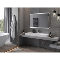 Obdélníkové zrcadlo MEXEN NIDA 120x100 cm - s LED podsvícením a vyhříváním, 9806-120-100-611-00