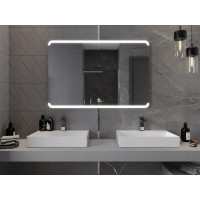 Obdélníkové zrcadlo MEXEN NIDA 120x100 cm - s LED podsvícením a vyhříváním, 9806-120-100-611-00