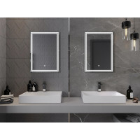 Obdélníkové zrcadlo MEXEN TACO 50x70 cm - s LED podsvícením a vyhříváním, 9805-050-070-611-00